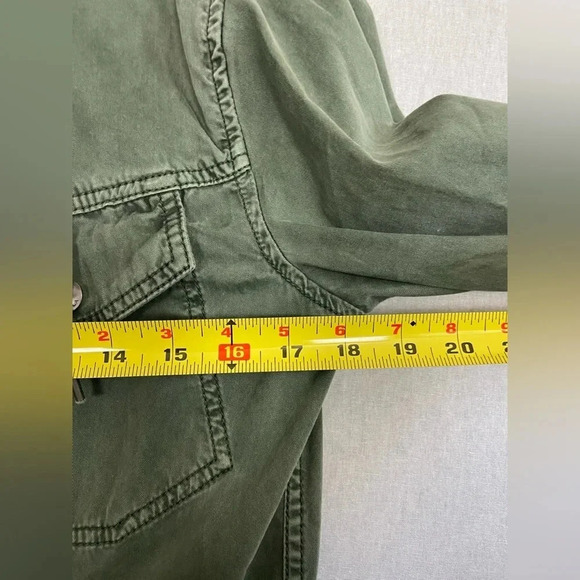 Talula  Aritzia Trooper Anorak Army Cargo lightweight hooded jacket Sz Xs - Picture 12 of 14